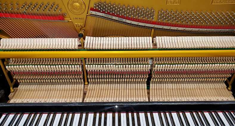 upright piano inside