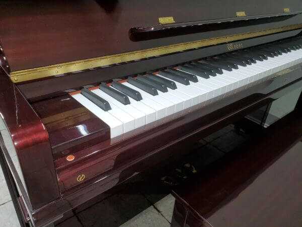 1993 Weber W-48 Professional Upright Piano Left Keys