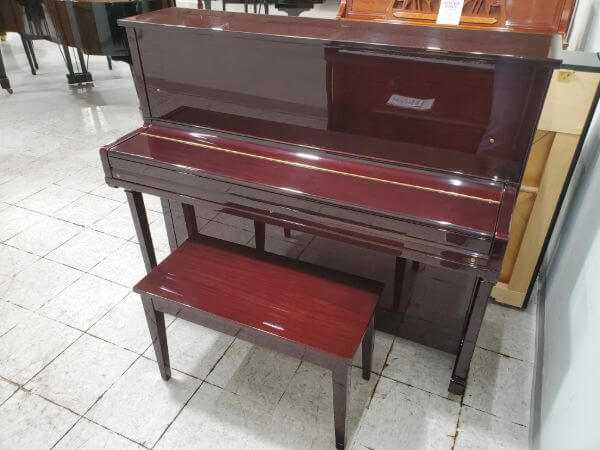 1993 Weber W-48 Professional Upright Piano With Fallboard Closed