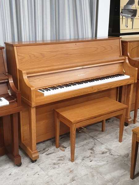 1978 Kawai UST8 Oak Studio Upright Piano 1