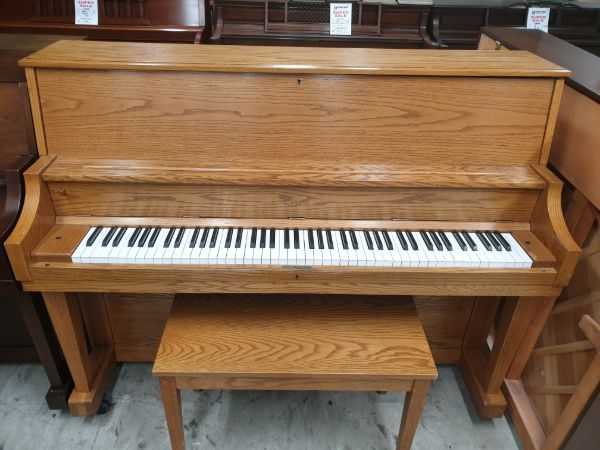 1996 Boston UP-118S Studio Piano front