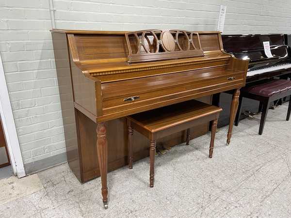 #F194. Used 1988 Weber WF-43 Console Piano IMG_4428