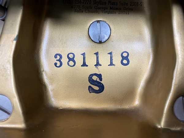 #B162. Used 1963 Steinway & Sons S Baby Grand Piano IMG_1202