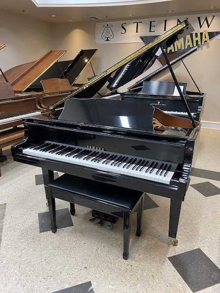 #C120. Used 2003 Yamaha GA1 Petite Grand Piano IMG_0806 2