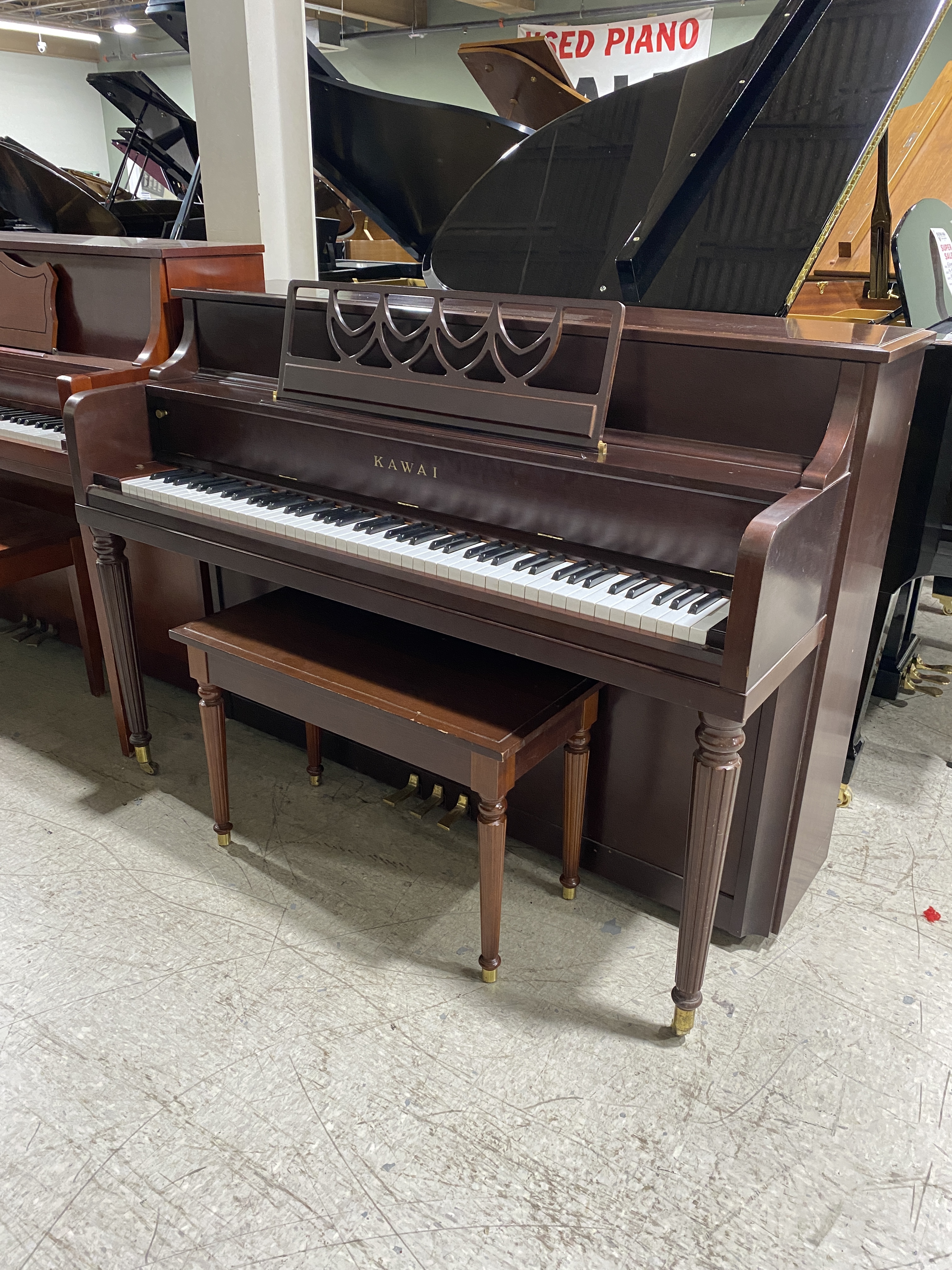 #F220. Used 1969 Kawai Console Piano IMG_1758