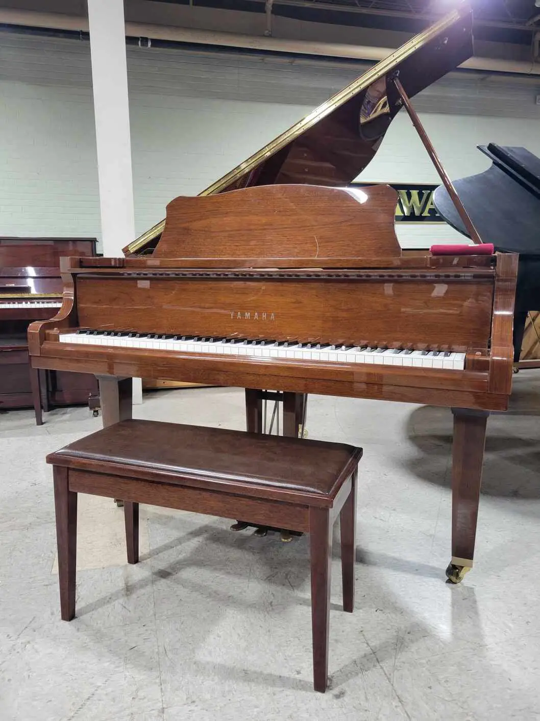 Yamaha GB1K 5' Baby Grand Piano In French Provincial Design